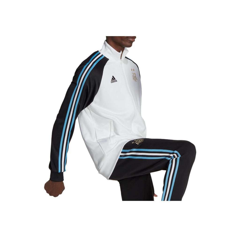 Adidas Argentina Tým Fotbalová Tepláková Bunda Pánská Svrchní Oblečení Bílá HF3955