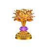 Lotus LED Seven-Color Guanyin Offering Lamp - Plug-in Everlasting Bodhisattva Light for Home