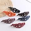 New Fashion Hair Clip for Women's Back Head Banana Clip Vertical Clip High-end Twisted Clamp Headdress Temperament Ponytail Clip