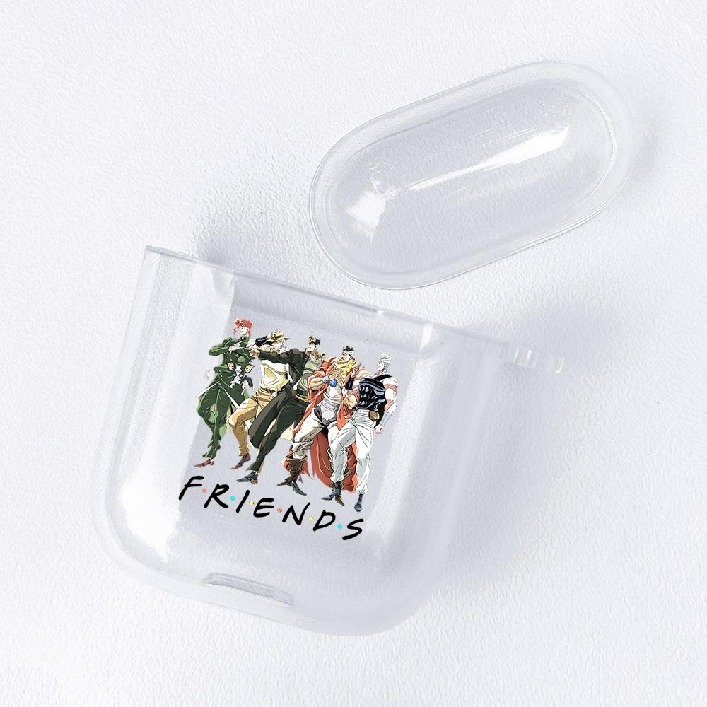Anime Manga JoJos Bizarre Adventure Soft TPU Case for AirPods 3 2 1 Pro Cute Transparent Airpod Pro Airpod Cases Luxury