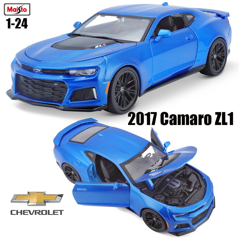 Maisto 1:24 New 2017 Chevrolet Camaro ZL1 simulation alloy car model crafts decoration collection toy tools gift