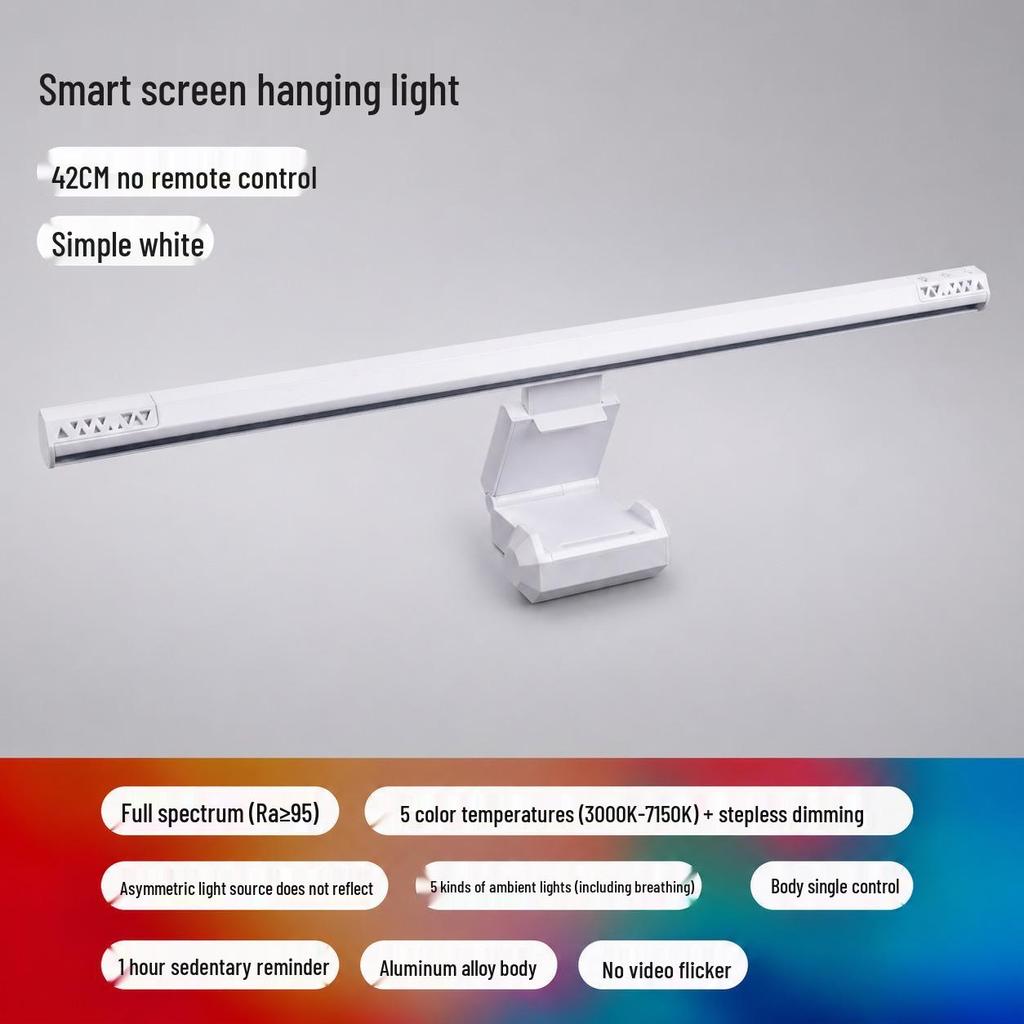 Full Spectrum LED Desk Lamp with Anti-Glare, Ra95 High Color Rendering, and Eye Protection
