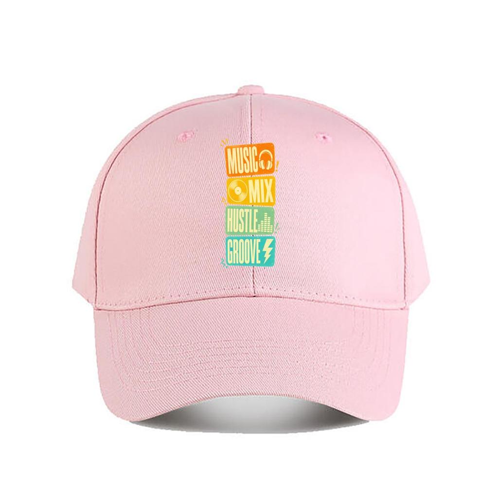Retro Music Life Rhythm Quote Design Baseball Cap Fashion Outdoor Sports Sunhat Unisex Snapback Cap Womens