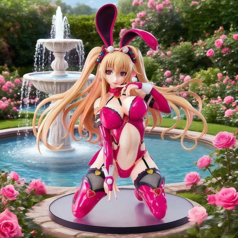 Native Binding Caroline Bunny Girl Anime Figure Soft Body Collectible Statue Desktop Ornament For Anime Manga Otaku Collectors