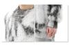 High Street Trendy Tie-Dye Faux Mink Men’s Loose Winter Sweater - Soft, Fluffy, Long Sleeve, Round Neck