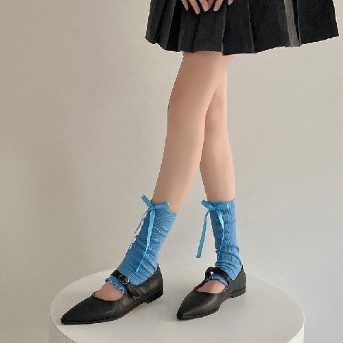 Spring and Summer Thin Socks Women's Ballet Style Calf Pile Pile Foot Socks Japanese Ins All-match Leggings