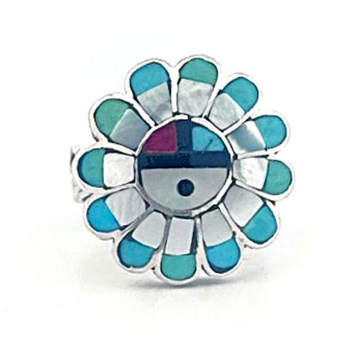 Helldorado Sunface Inlay Open Ring (Scarf Ring) (Type A)