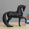 Carved Horse Statue, Animal Figurine, Modern Design, Office Decoration, Craft, Contemporary Art,