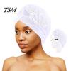 Winter Hat Women Good Stretch Wind-proof Tear-resistant Anti-shrink Brimless Warm Sequin Trim Flower All Match Turban Fashion Accessory Lady Beanie