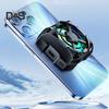 Rechargeable Phone Radiator Low-Noise Wireless Magnetic 3 Speeds Adjustable Gaming Phone Cooling Fan with LED Lights