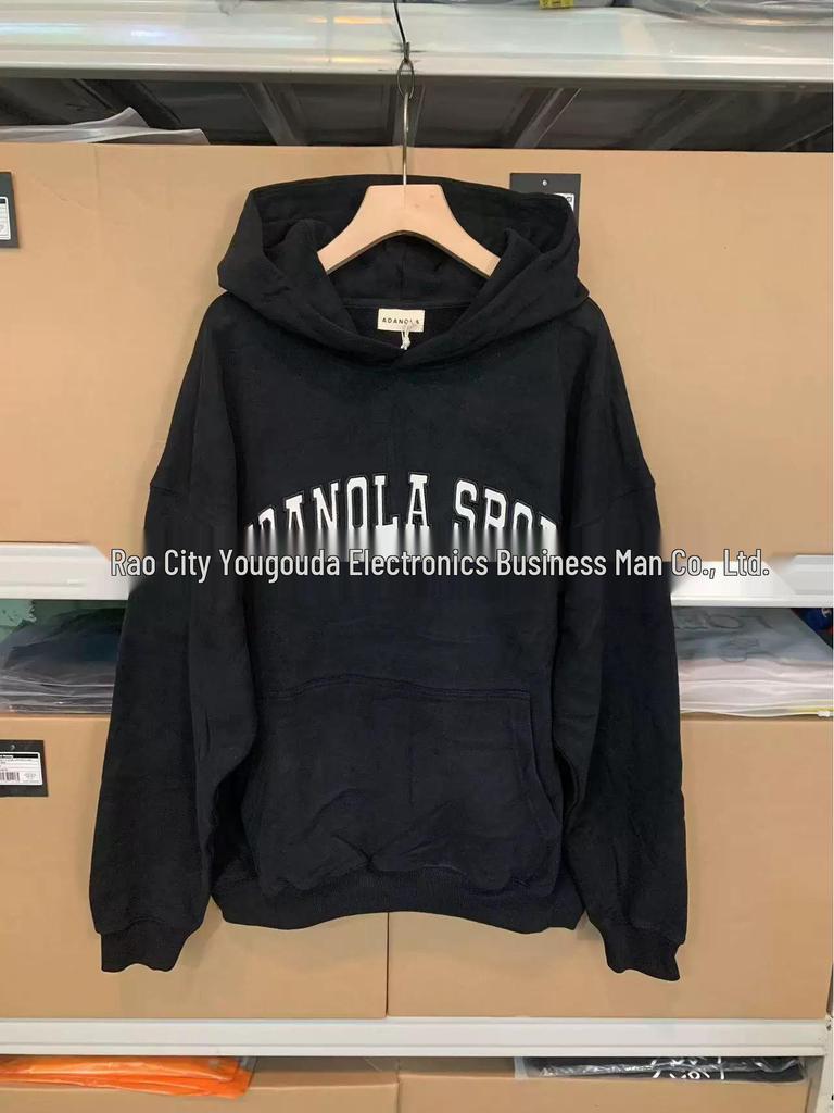 IN BLUE: England Trip Blogger Style Korean Cotton Loose Fit Lettered Pullover Hoodie Pair