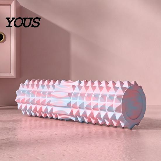 Back Massage Stick Foam Roller 4-Ball Stick, Deep Tissue Muscle Sore Pain Relief Arm Massager, Massager for Leg Belly