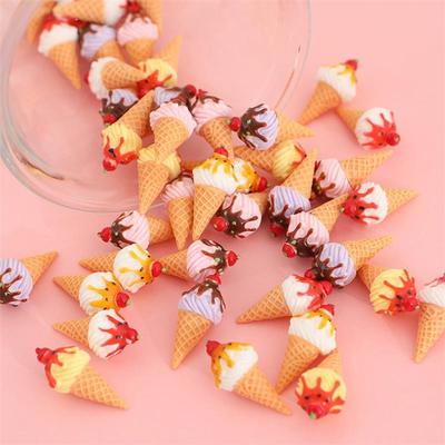 6 Stück Süßes Puppenhaus Miniatur Küche Lebensmittel Spielzeug Marmelade Eiswaffel Modell Heimdekoration Kinderspielzeug Mikrolandschaft Verzierungen Geschenke