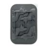 Silicone Ice Cube Tray Corgi Shapes Ice Cube Mold Built-in Funnel Large Craft Tray for Whiskey Cocktails Bourbon DIY Chocolate Soap Maker