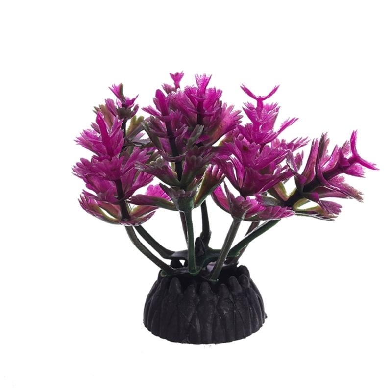 Artificial Aquarium Plant for Fishtanks, Greenery Decorative Figurine for Aquascaping and Layered Aquarium Layouts