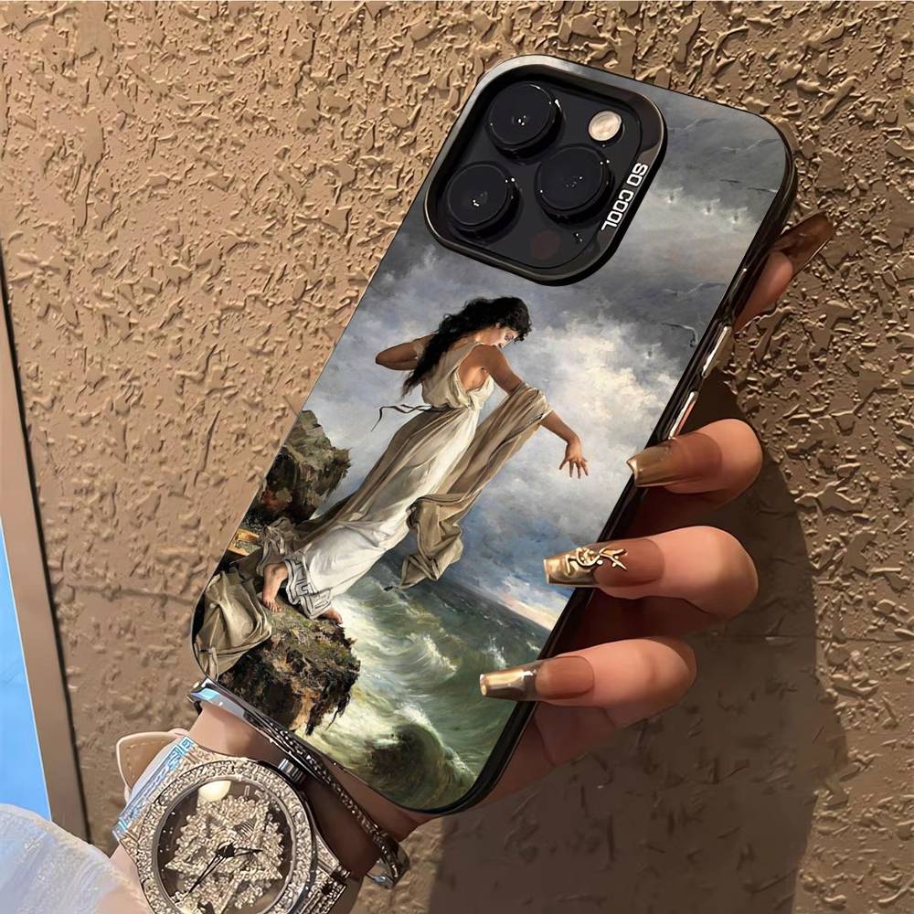 

Renaissance Art Painting Phone Case Phone Case For iPhone 14 16 15 11 12 13 Pro Max Mini Plus Shockproof Cover iPhone11
