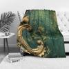 Vintage Floral Damask Throw Blanket Sofa Bedding Couch Cover Decorative Throw Blanket for Living Room Bedroom Hotel