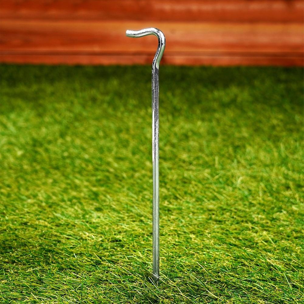 10x Śledzie Do Namiotu Kotwy Szpilki Mocujące Wbijane Do Ziemi Metal 23 Cm