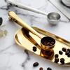 Stainless Steel Measuring Spoon Coffee Bean Spoon With Sealing Bag Clip Spice Milk Powder Scoop Baking Scale Spoon Kitchen Tool