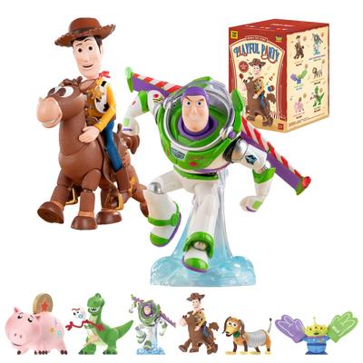 TOP TOY Disney Toy Story Series Gachapon Blind Box Figure Soft Vinyl PVC Premium Toy Birthday Gift Woody Buzz Character Collector "Playful Party" [1