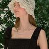 NONLOCAL Lace Knit Bucket Hat - Ivory