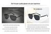 KAJILA 2026 Men's Retro Square Frame Polarized Sunglasses with Double Bridge Sun Protection