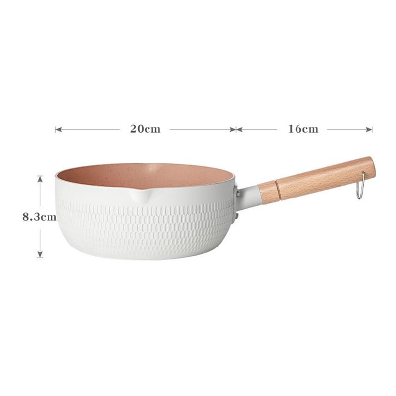 Household Durable Non-Stick Frying Pan Induction Cooker Universal Milk Saucepan Cooking Pots Cookware Kitchen Kitchenware Tools