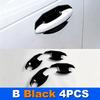 For B‑Style Black 4PCS Door Bowl & Handle Anti‑Scratch Protective Cover Exterior Decor Trim Fit For Chery Jaecoo J5 EV