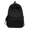 Backpack Female Senior Sense Light Travel Large Capacity Simple Solid Color Backpack Female Campus Junior High School College Student Schoolbag