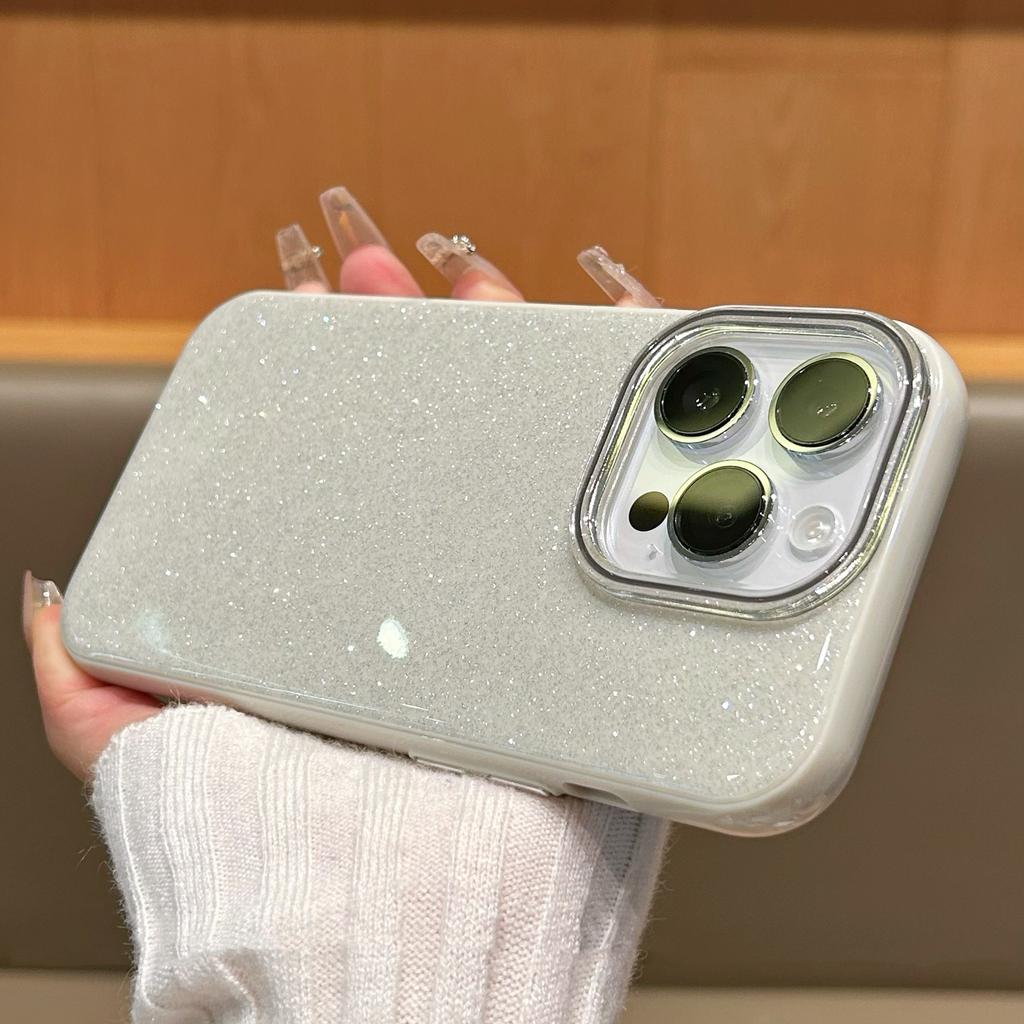 Luxury Candy Color Bling Glitter Case For iPhone 16 15 14 13 12 11 Pro Max plus Silicone Shockproof Bumper Cover