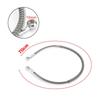 70cm/28" Motorcycle Brake Oil Hose Line Banjo Fitting Stainless Steel Swivel End