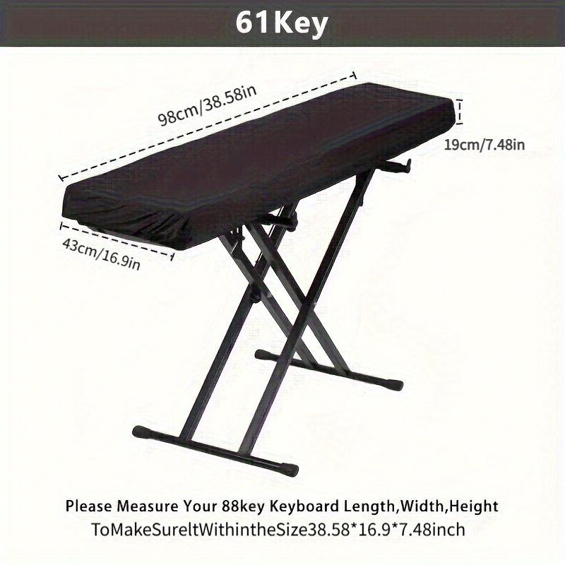 61/88 Key Digital Electronic Piano Cover Fabric Light Thin Keyboard Instrument Dust Cover Breathable Heat Radiation Dustproof