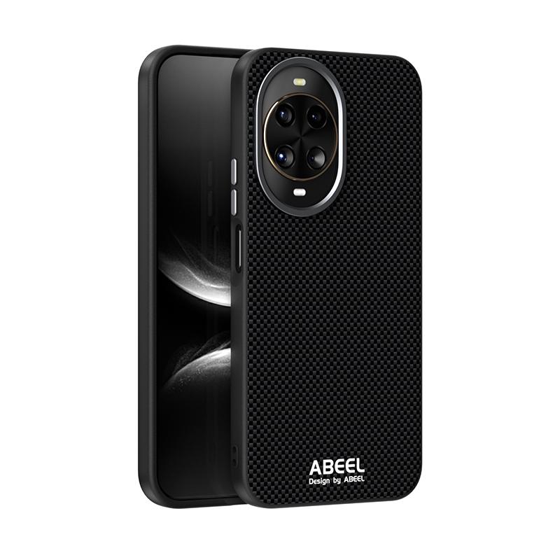For Huawei Nova 14 Case Slim Shockproof Magsafe Magnetic Wireless Charger Carbon Fiber Case Cover Metal Lens Anti-slip Grip