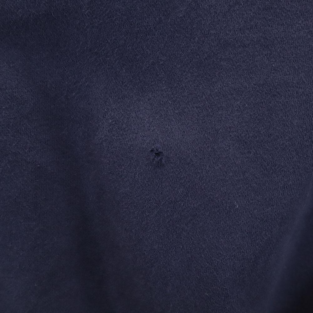 Lee 00s Made in Nepal Yahoo Long sleeve Front V sweat M Navy Back brushed Men's Used