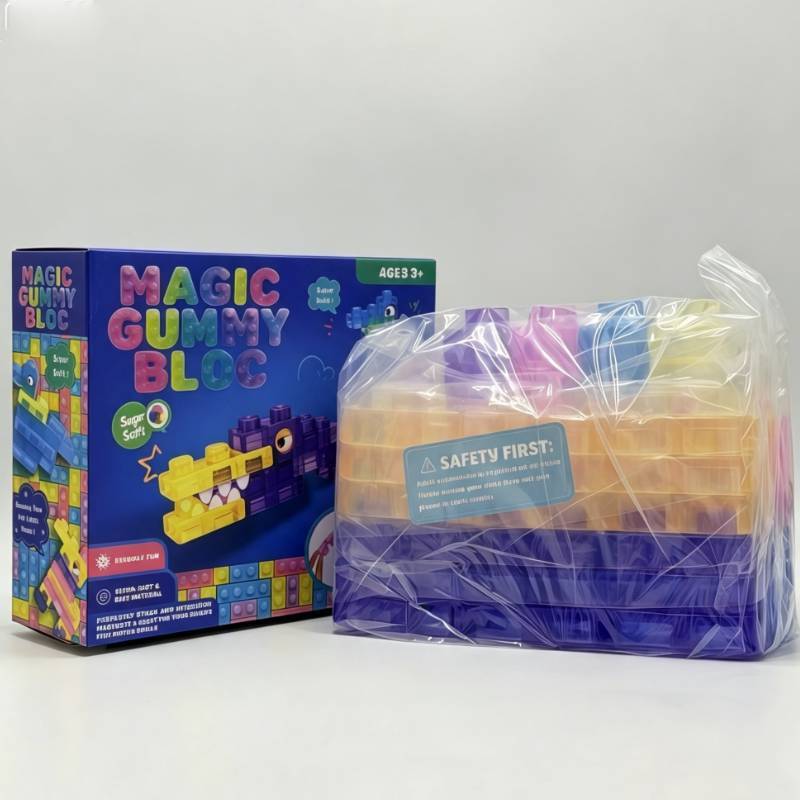 Jelly Building Blocks Toy With Diy Assembly For Kids And Toddlers