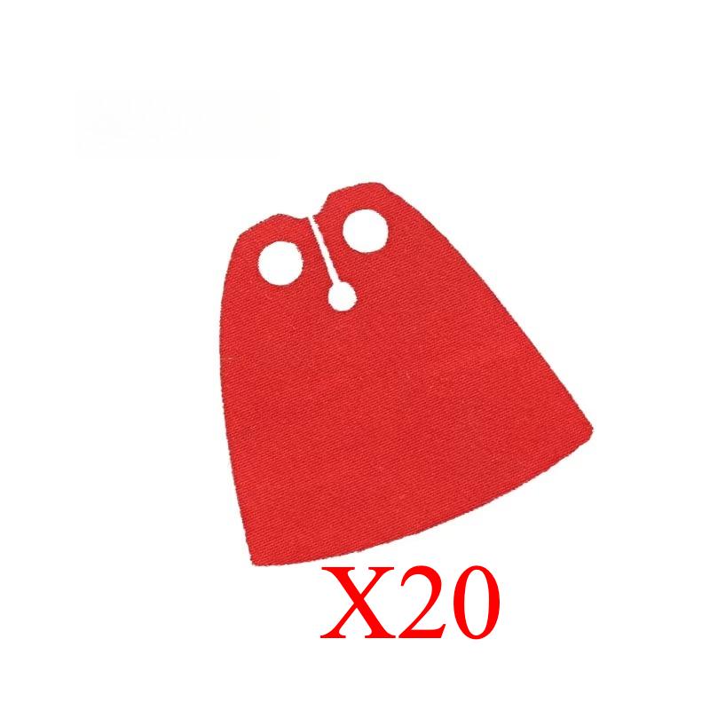 MOC Character Accessories Building Blocks Medieval Soldier Hood Wearing Coat Cape Battle Robe Mini Brick Boy Toy Gift A08