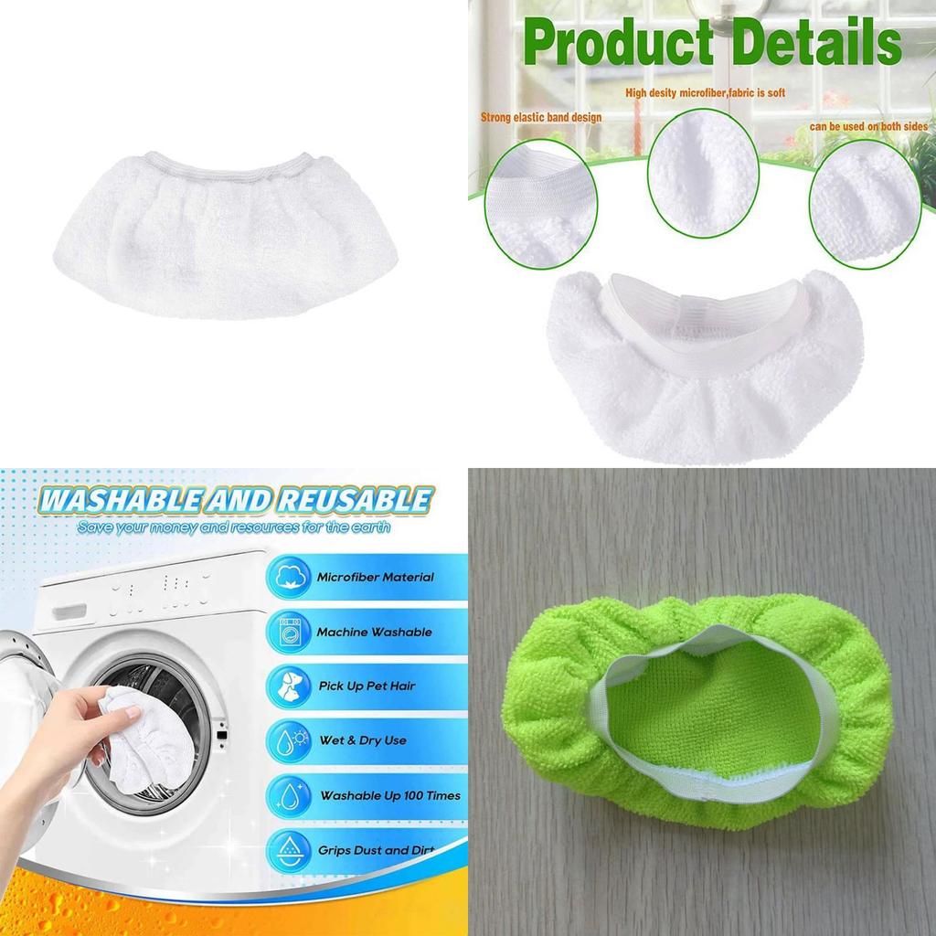 Handheld Steam Cleaner Microfiber Cloth Cover With Reusable Washable Fabric For Home Cleaning
