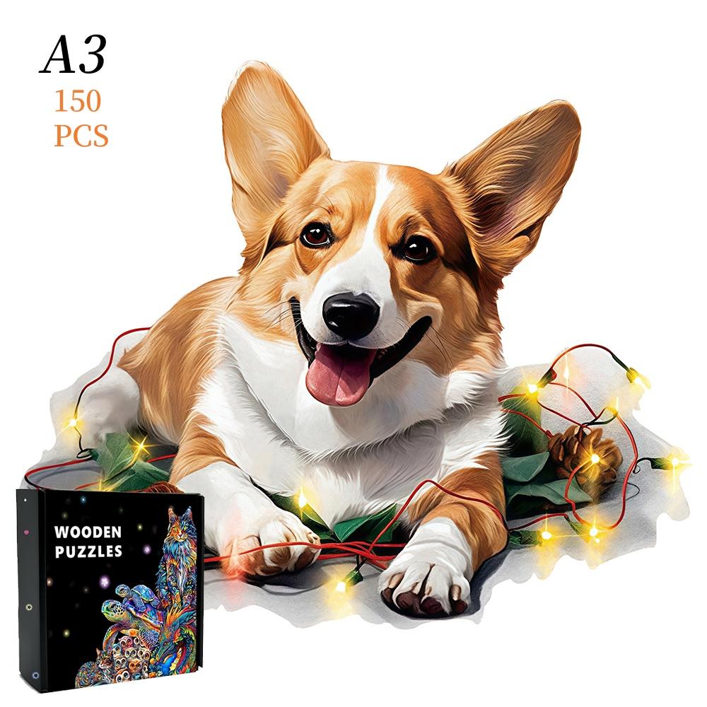 Charming alpaca Interactive Wooden Jigsaw animal Puzzle Toy- Exquisite Model Kit - adult or children Girls Boys Birthday Gifts