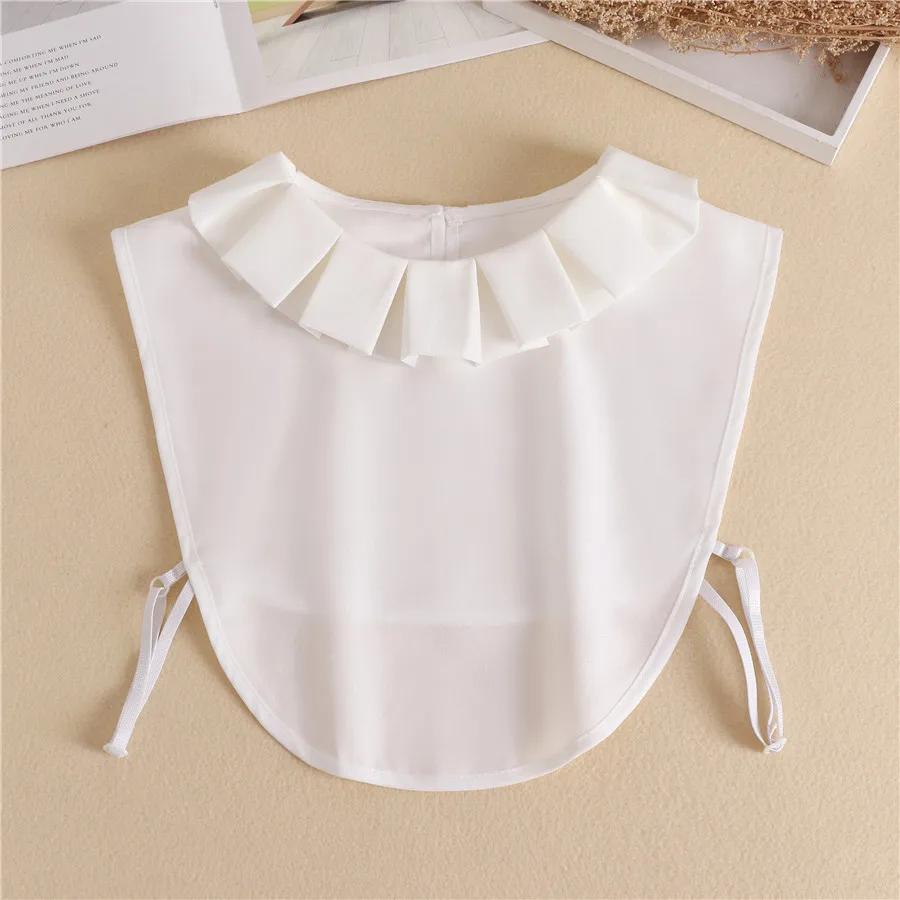 

Женские элегантные съемные воротники, съемные накладные воротники, блузки, топы, половинчатая рубашка, искусственные воротники, ложный воротник, неп крагие