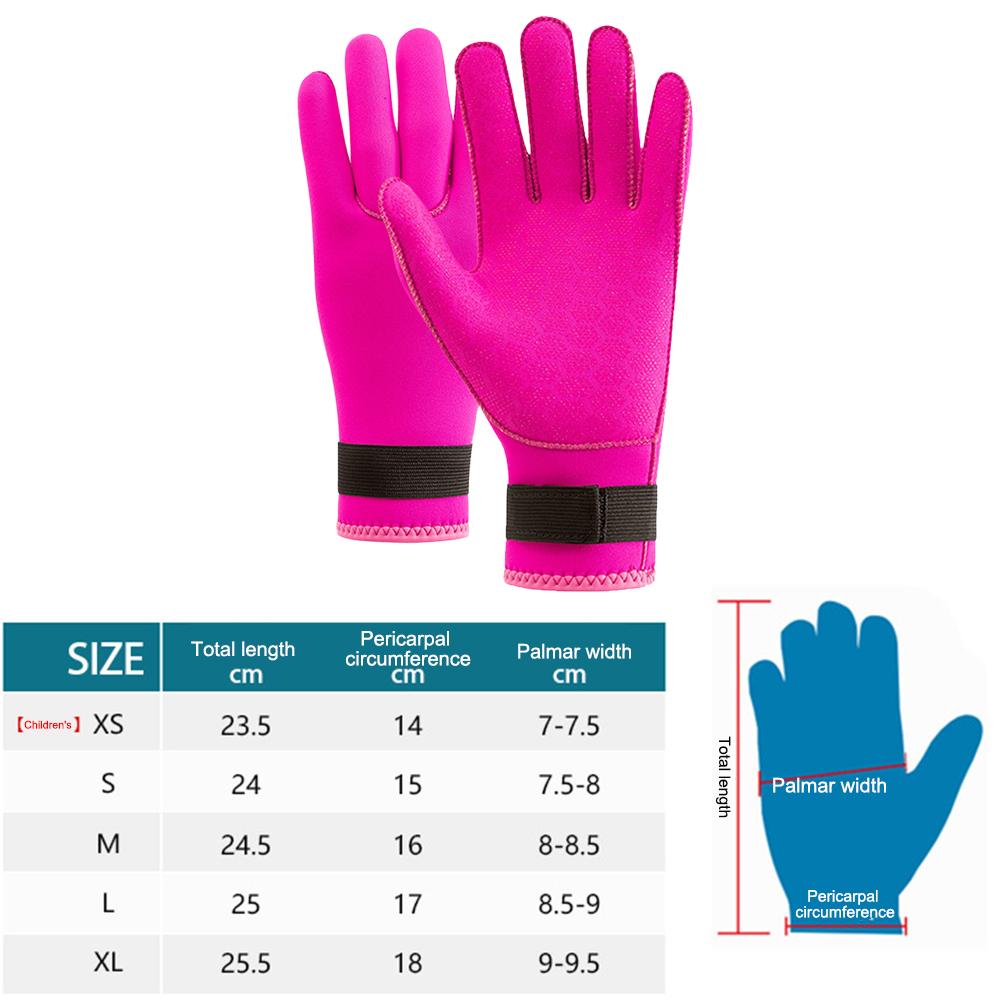 3mm Neoprene Diving Gloves Scuba Snorkeling Spearfishing Swimming Kayaking Gloves Lightweight Elastic Water Sports Equipment