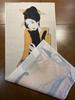 Ukiyo-e Hand Towel from All Over the World, Yumeji Takehisa, Kurofuneya
