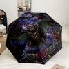 Stained Glass Bat Design Umbrella 8-Frame for Travel, camping, Casual Lightweight Portable Umbrella, Essential for every family Holidays Gift