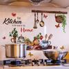 Kitchen Wall Decal With Self Adhesive Backing Warm Rustic Design For Home Kitchen Dining Room Wall Decor