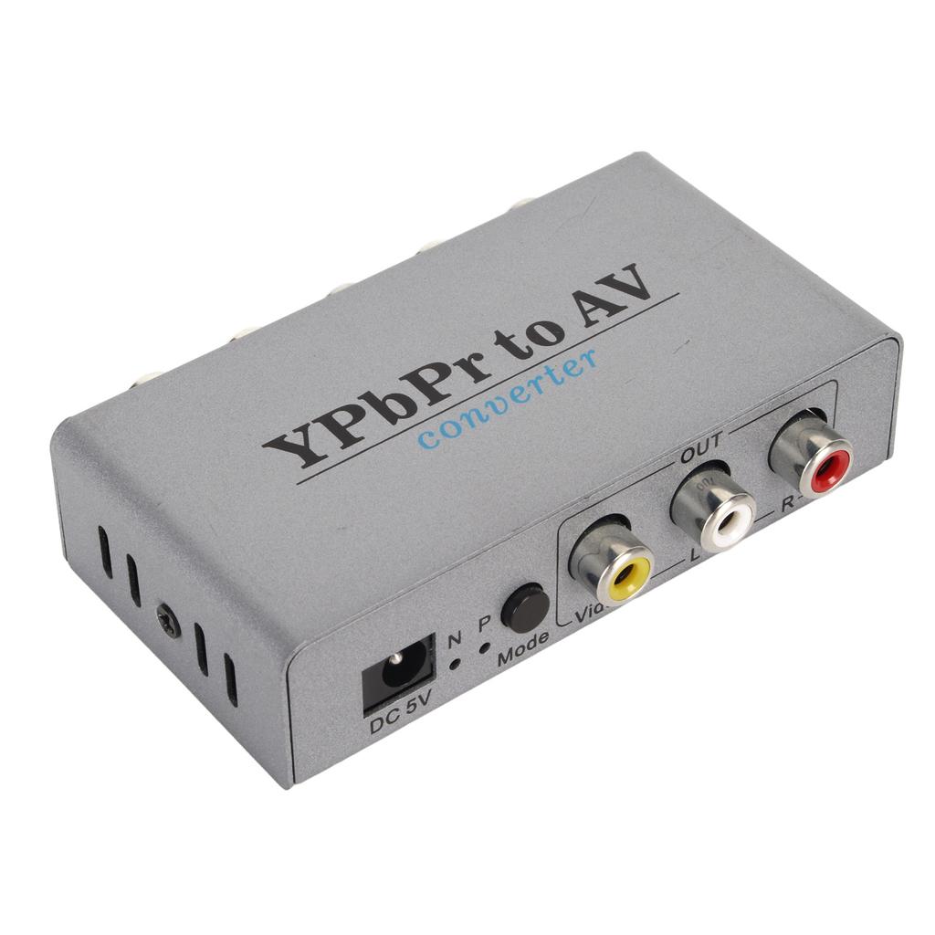 YPbPr zu AV Konverter 1080P60 YPbPr Videoaufnahme YPbPr zu CVBS Komponentenvideo Konverter Adapter wi