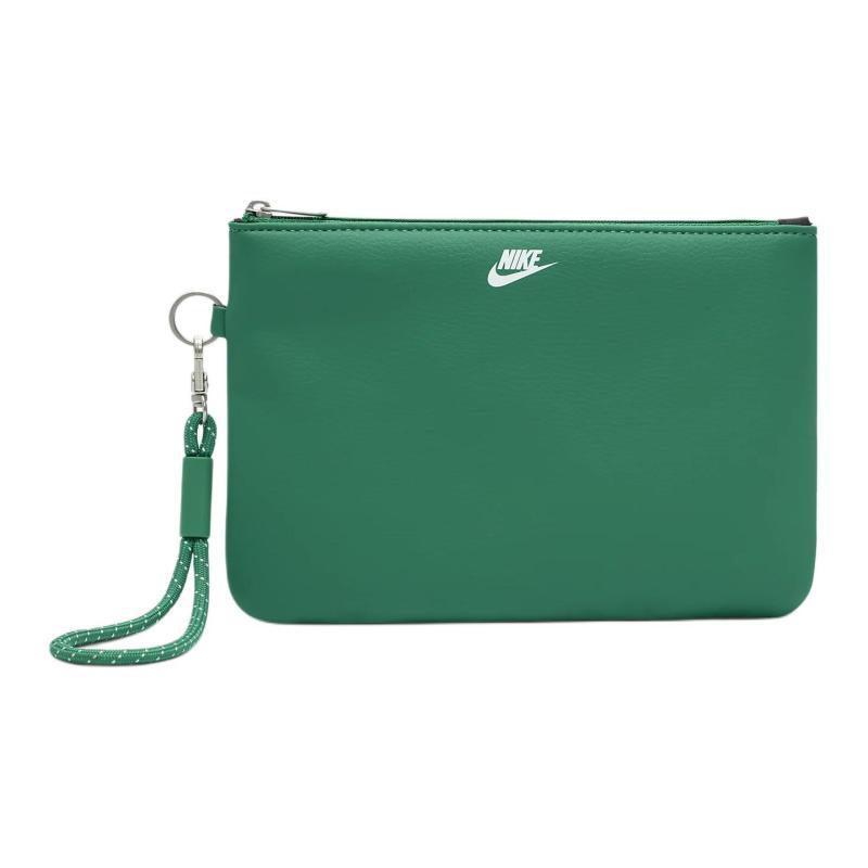 Nike Icon PU Polyurethane Clutch Women's White & Green Casual N1009949-177