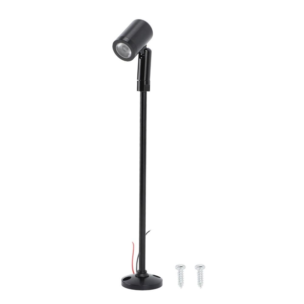 2 Pack Aluminum Body Jewelry Showcase Light Adjustable Angle Display Cabinet Light Plants Display