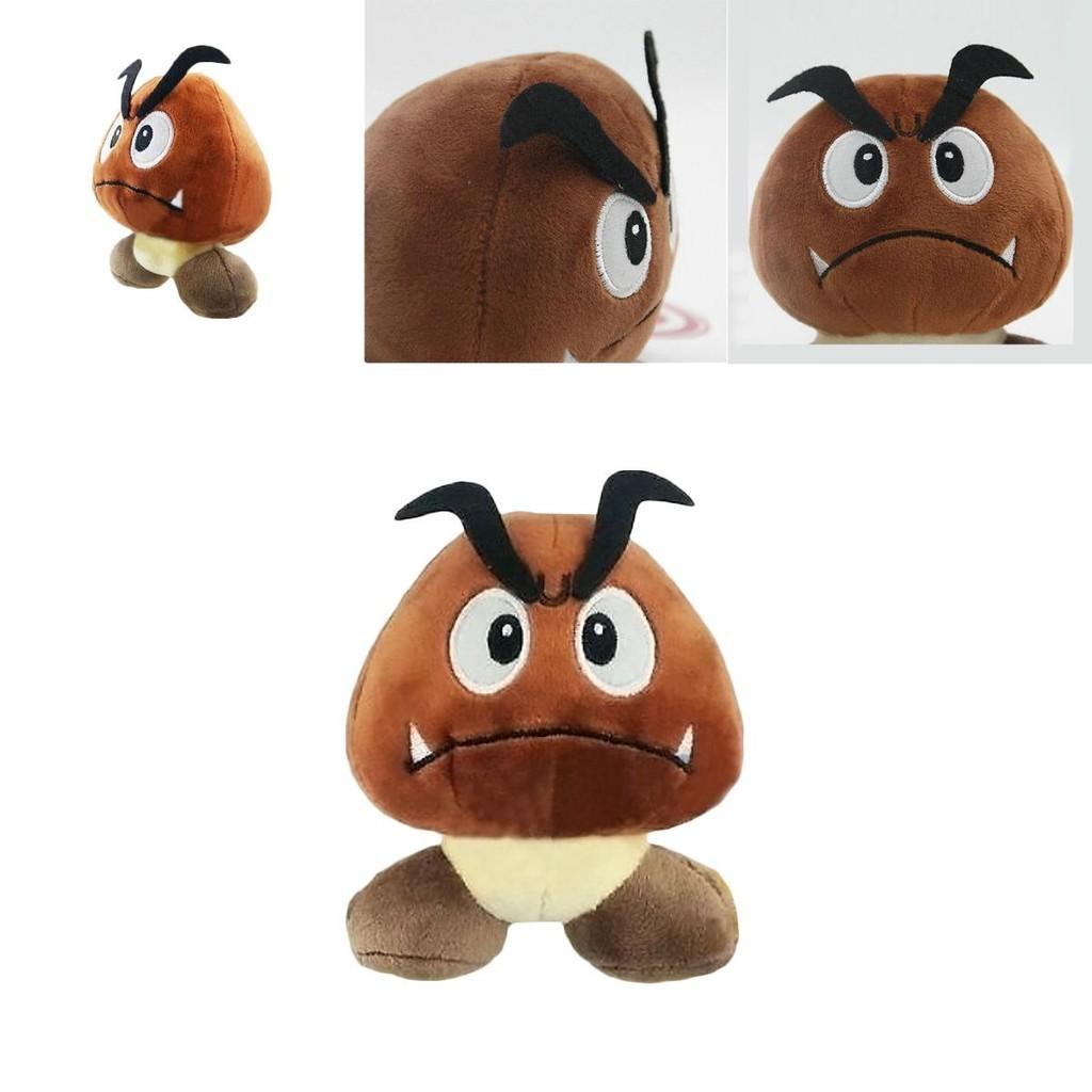 Cute 6'' Super Mario Bros. Sad Goomba Stuffed Plush Doll Ideal For Gifts And Play