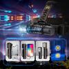 Wurkkos Rechargeable LED HD15 2000 Lm 90 High CRI LH 351 D Powerful SST 20 LED Spotlight IPX 8 Suitable for Adults and Running Black Headlamp,