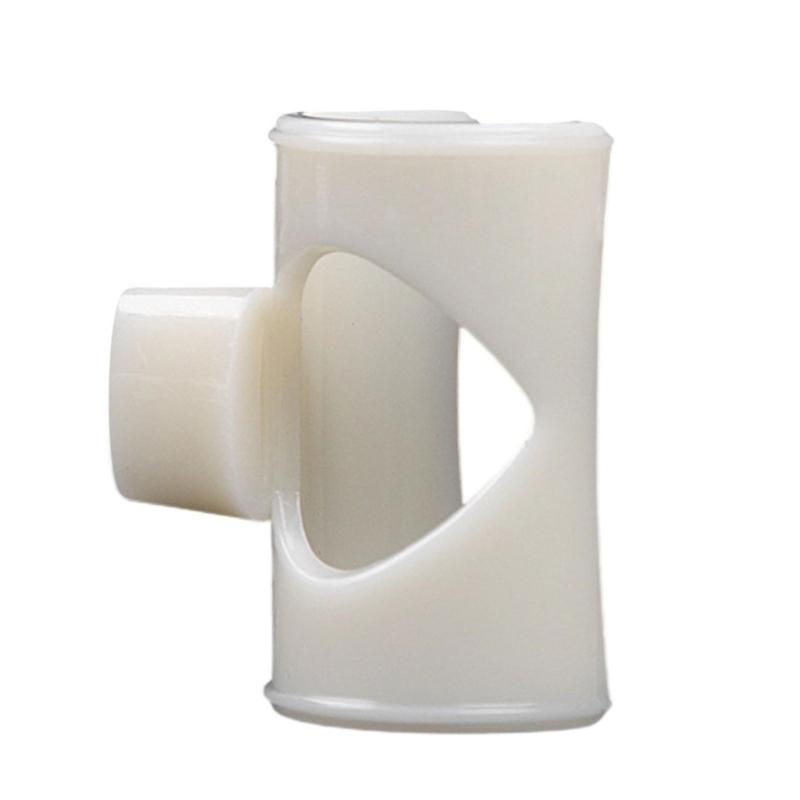 

Professional Flute Blowing Aid Flute Mouthpiece Blowing Helper Plastic Nozzle for Beginners Mouth Blower Whistle бежевый