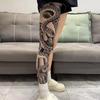 Printed Tights Fake Tattoo Socks Sun-proof Sexy Stockings New Fishing Elastic Socks  Unisex